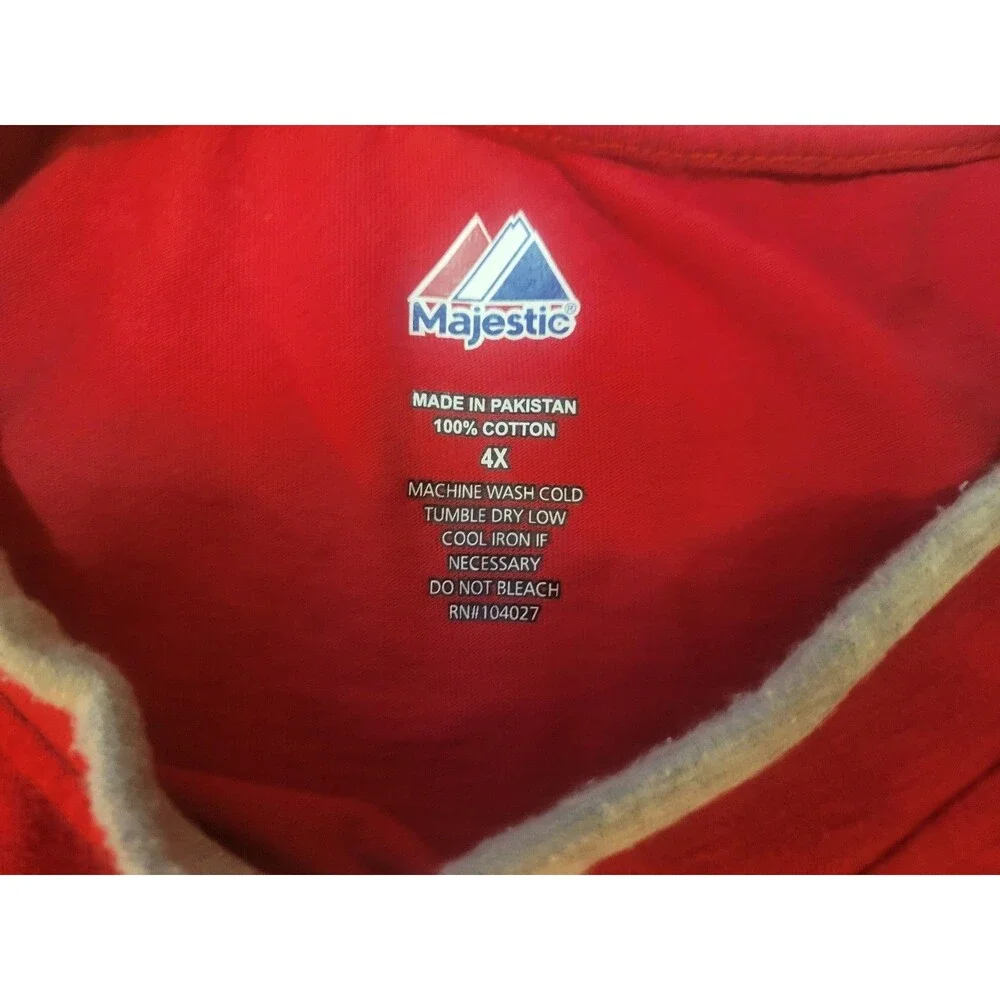 Philadelphia Phillies Red & Gray Long Sleeved Layered Thick Shirt Sz 4x Go Phils